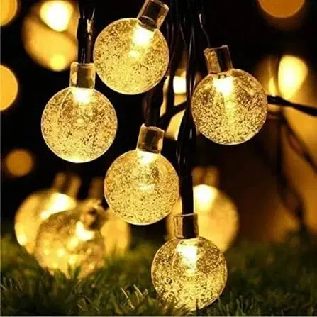 20 LED Bubble Ball Fairy Lights with Clear Wire for Bedroom