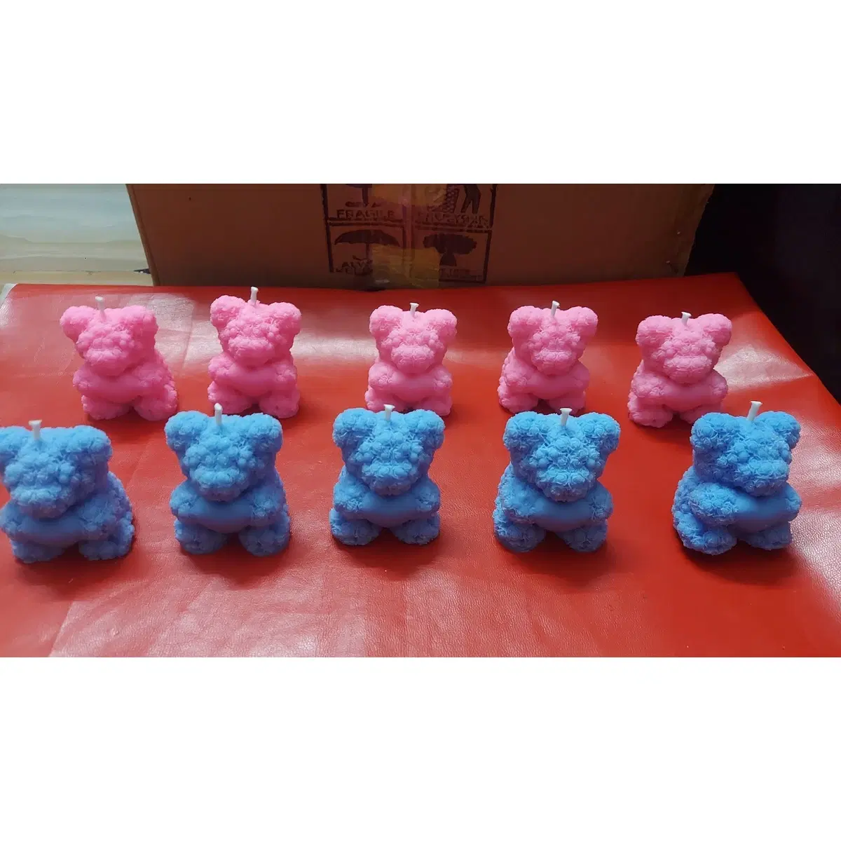 Small Teddy Bear Candle