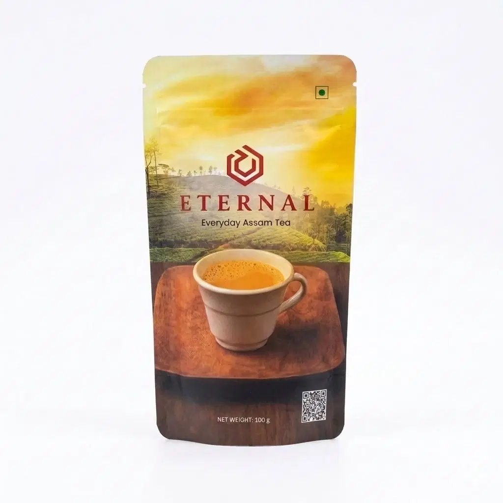 ETERNAL™corp Everyday Assam Tea – Premium Strong Blend with Rich Aroma and Bold Taste, Freshly Packed Indian Chai for Daily Use at Home, Office