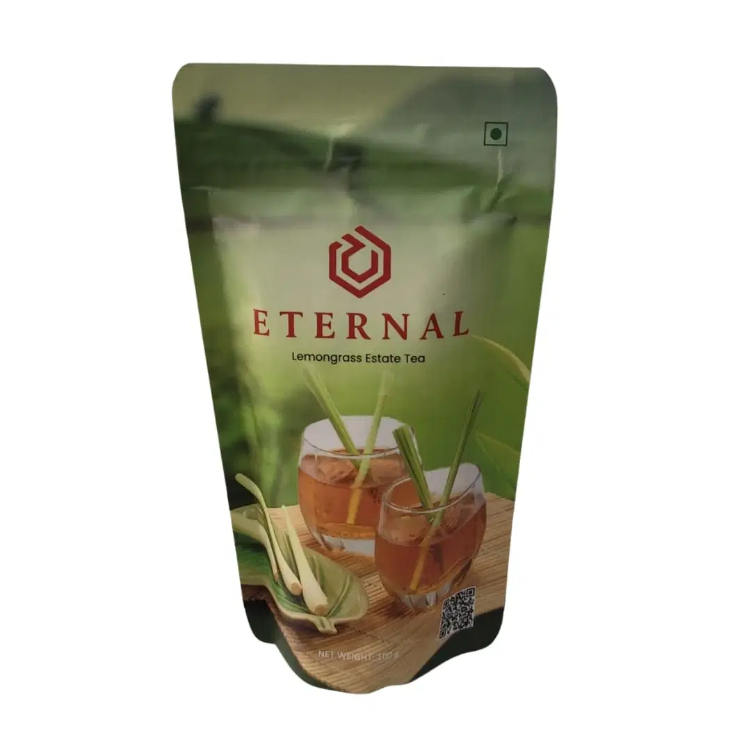 ETERNAL™corp Lemongrass Estate Tea | Refreshing Assam Blend with Natural Aroma | Premium Wellness Tea with Caffeine | Energizing & Aromatic