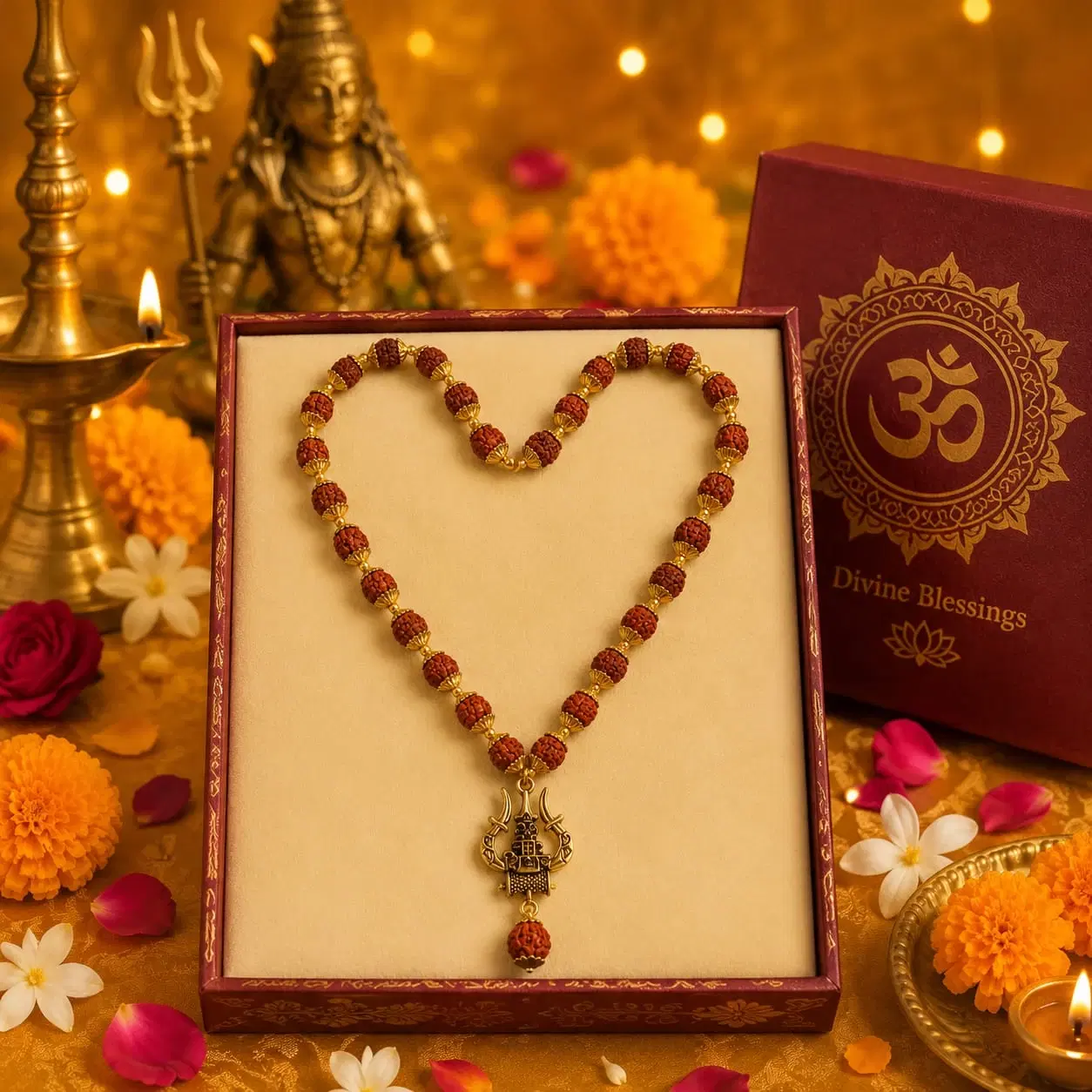 Gold Tone Pendant Necklace for Women