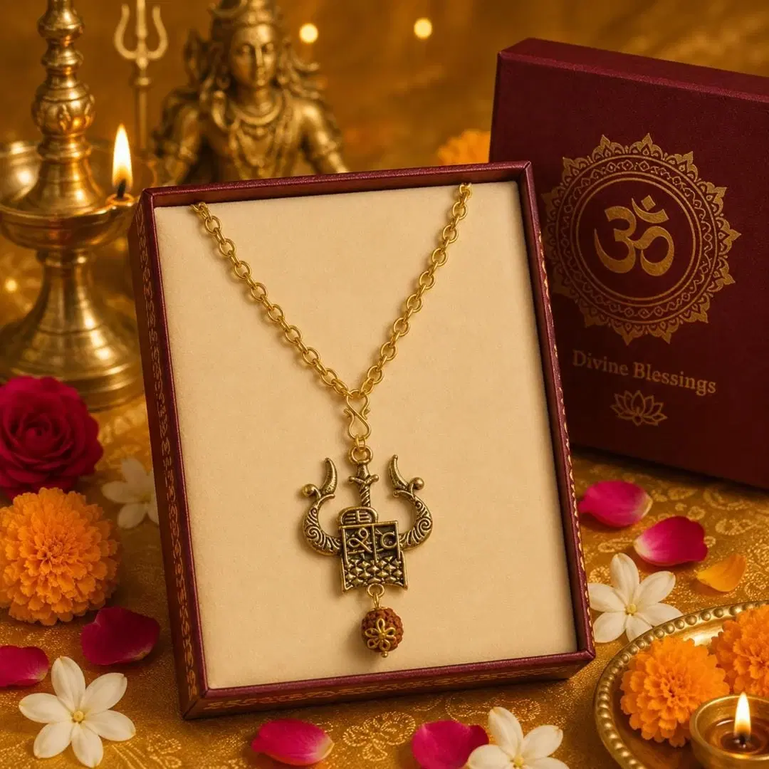Gold Tone Pendant Necklace for Women