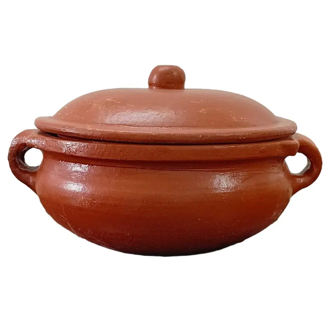 iINTELLIGENCEi Clay Uruli with Lid and Handles, 7 inch, 1 litre, 1 Qty