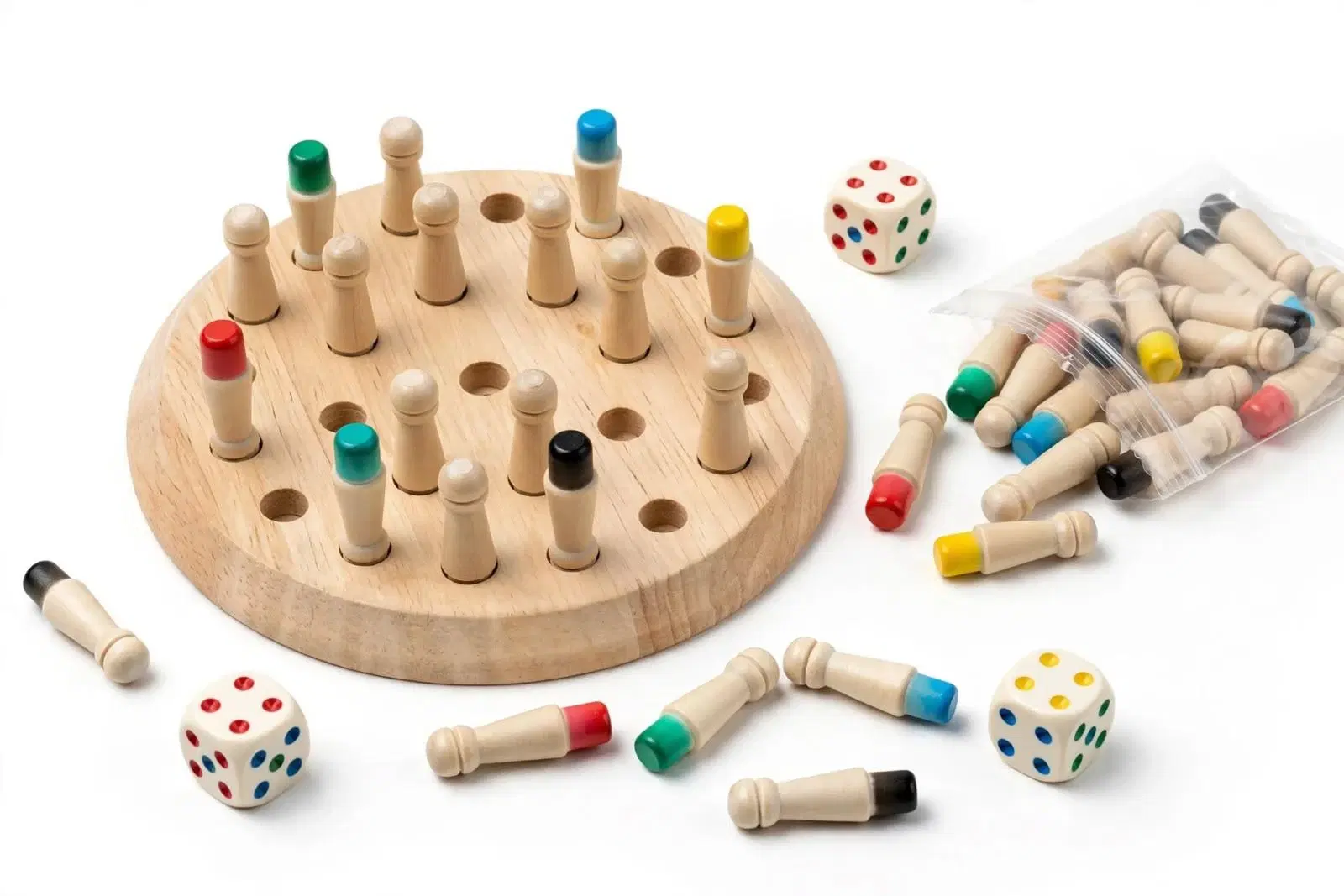 Memory Chess Wooden Memory & Strategy Game for Kids