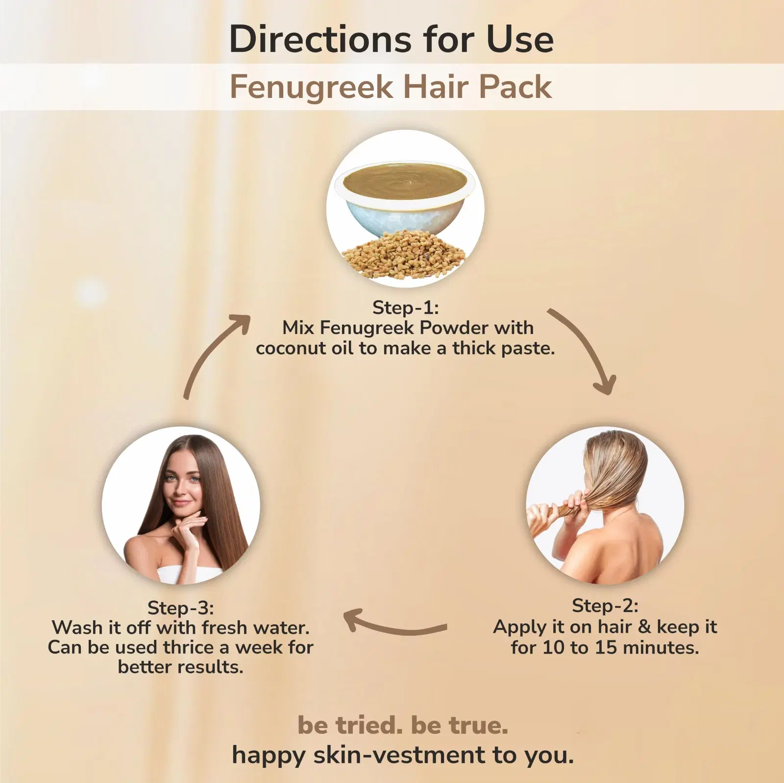 Divine Ethnics Methi Hair Mask Powder