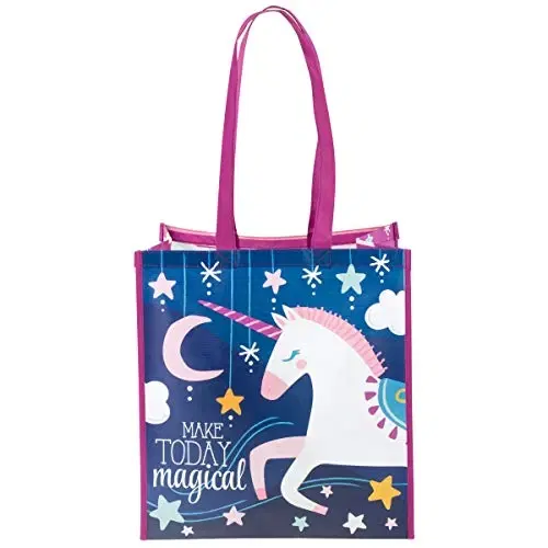 Stephen Joseph Kids' LARGE RECYCLED GIFT BAGS, Unicorn, Large, Large Recycled Gift Bags