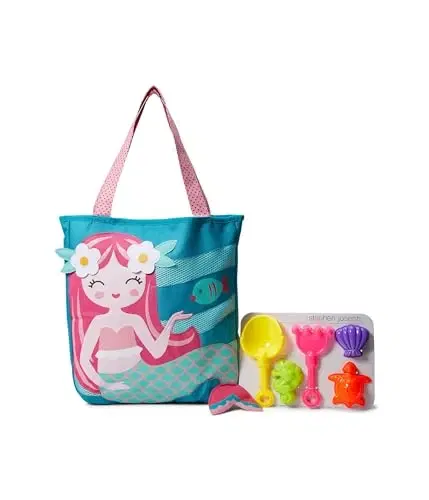 Stephen Joseph BEACH TOTES (w/sand toy play set) MERMAID