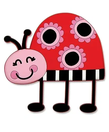 Stephen Joseph Plastic Animagnets Ladybug, Multi Color