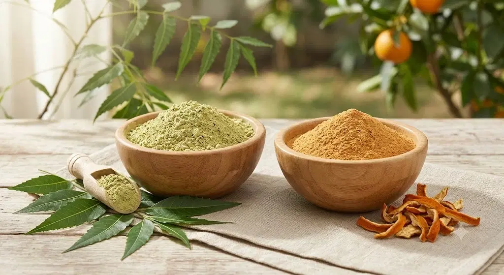 Divine Ethnics Orange Neem Face Pack Powder