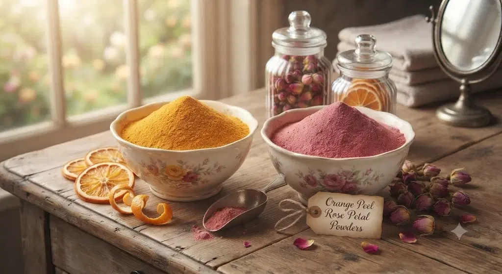 Divine Ethnics Orange Rose Petal Face Pack Powder