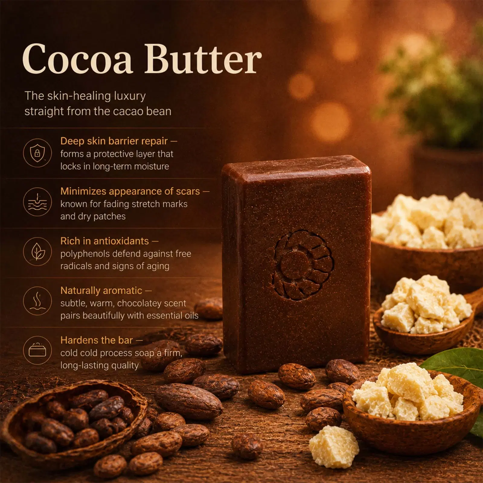 Pearly Touch Cocoa Butter Soap