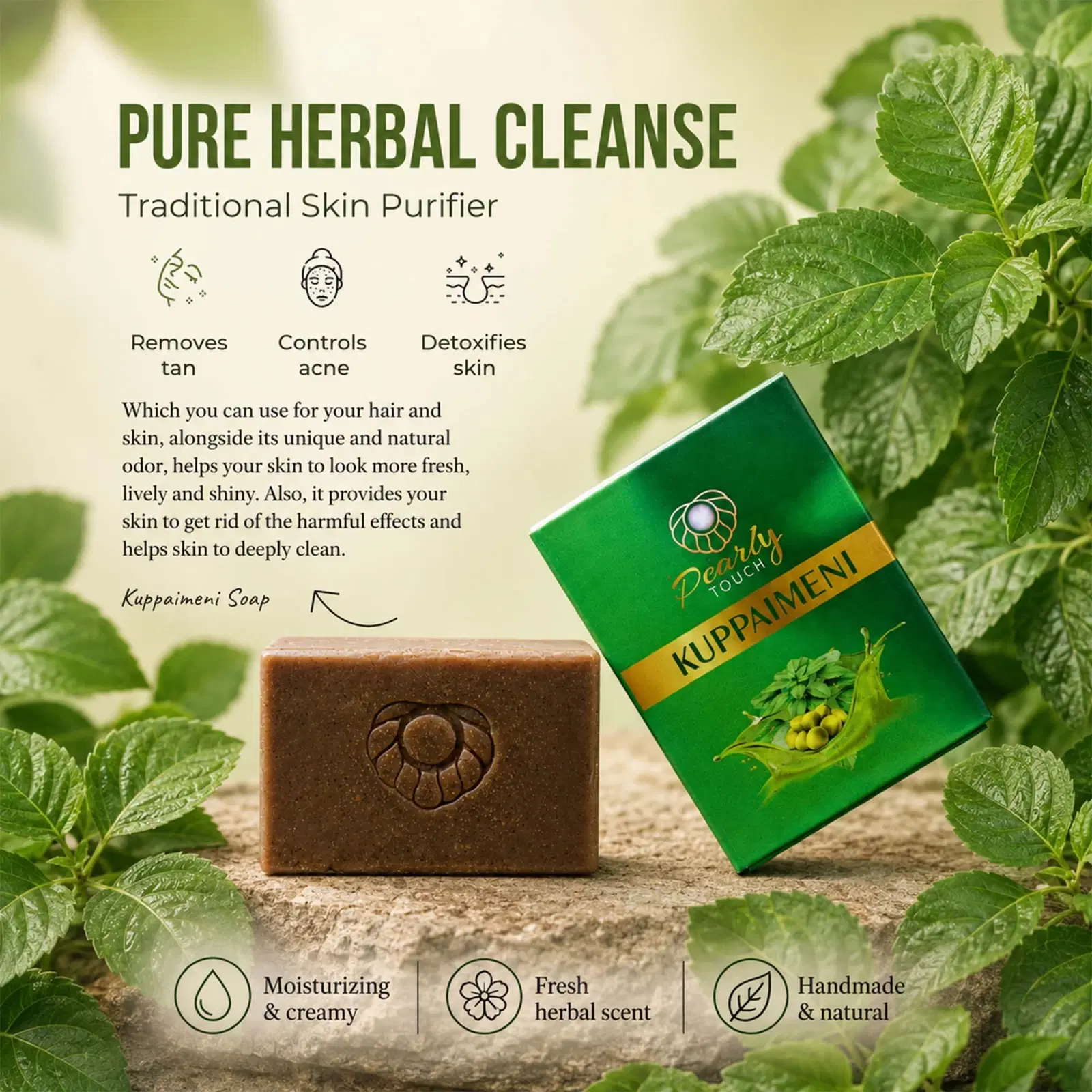 Pearly Touch Kuppaimeni Herbal Soap