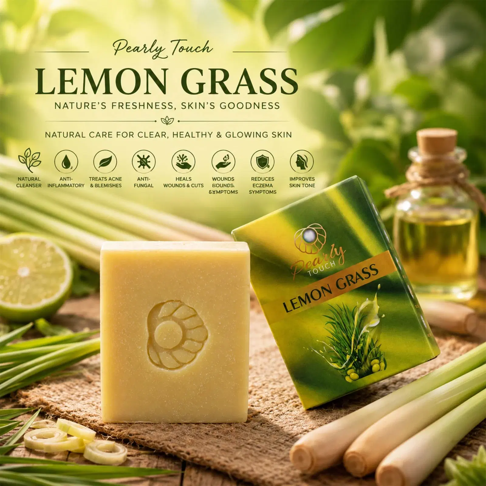 Pearly Touch Lemon Grass Soap