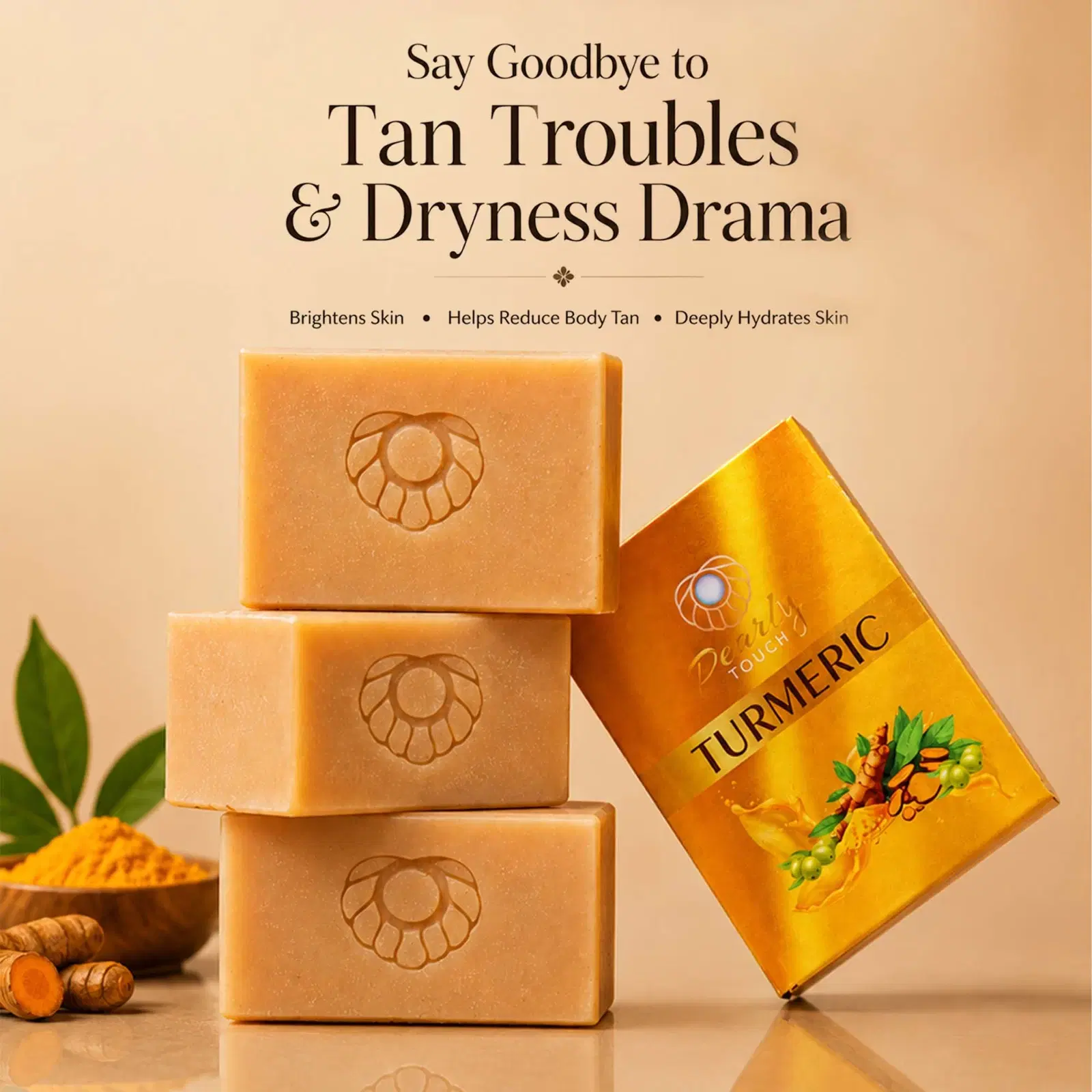 Pearly Touch Turmeric Soap
