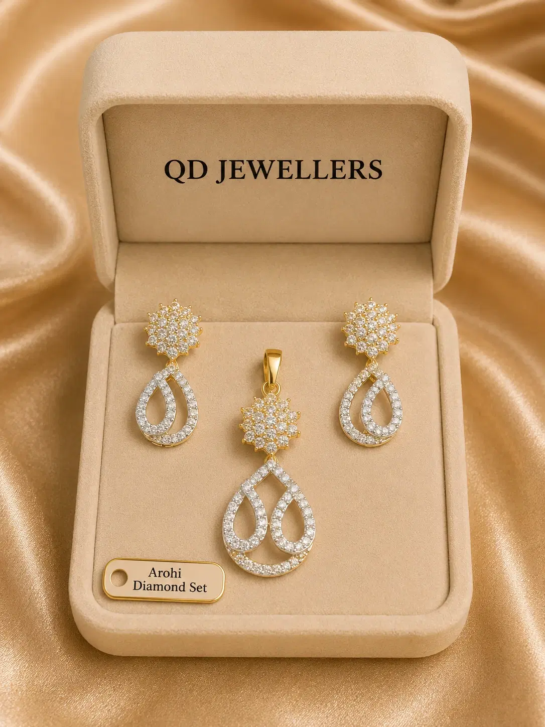 Arohi Diamond Gold Set