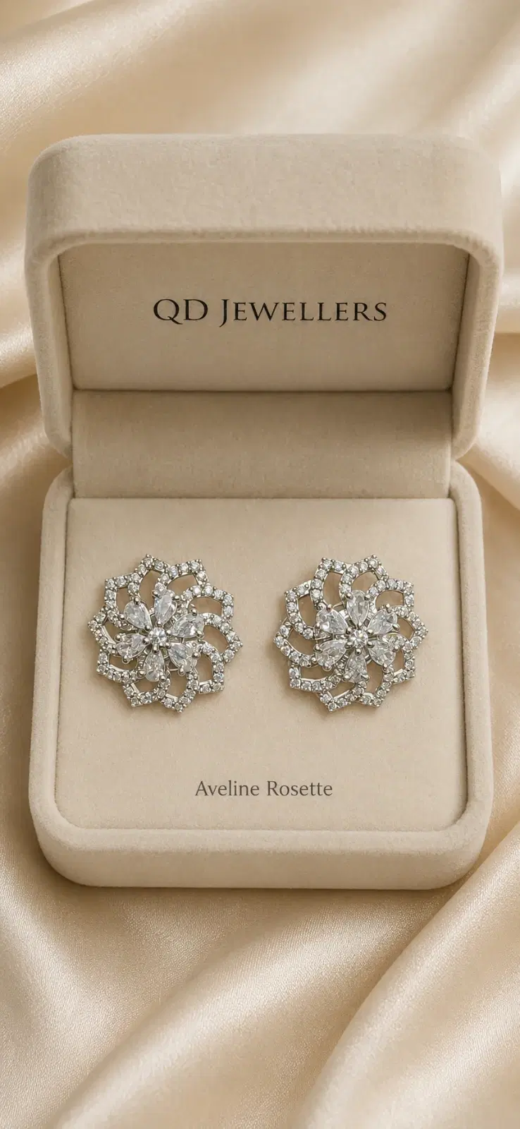 Aveline Rosette Earrings