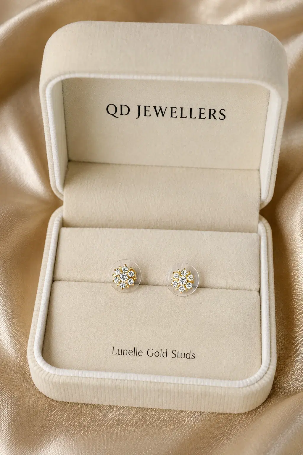Lunelle Gold Studs