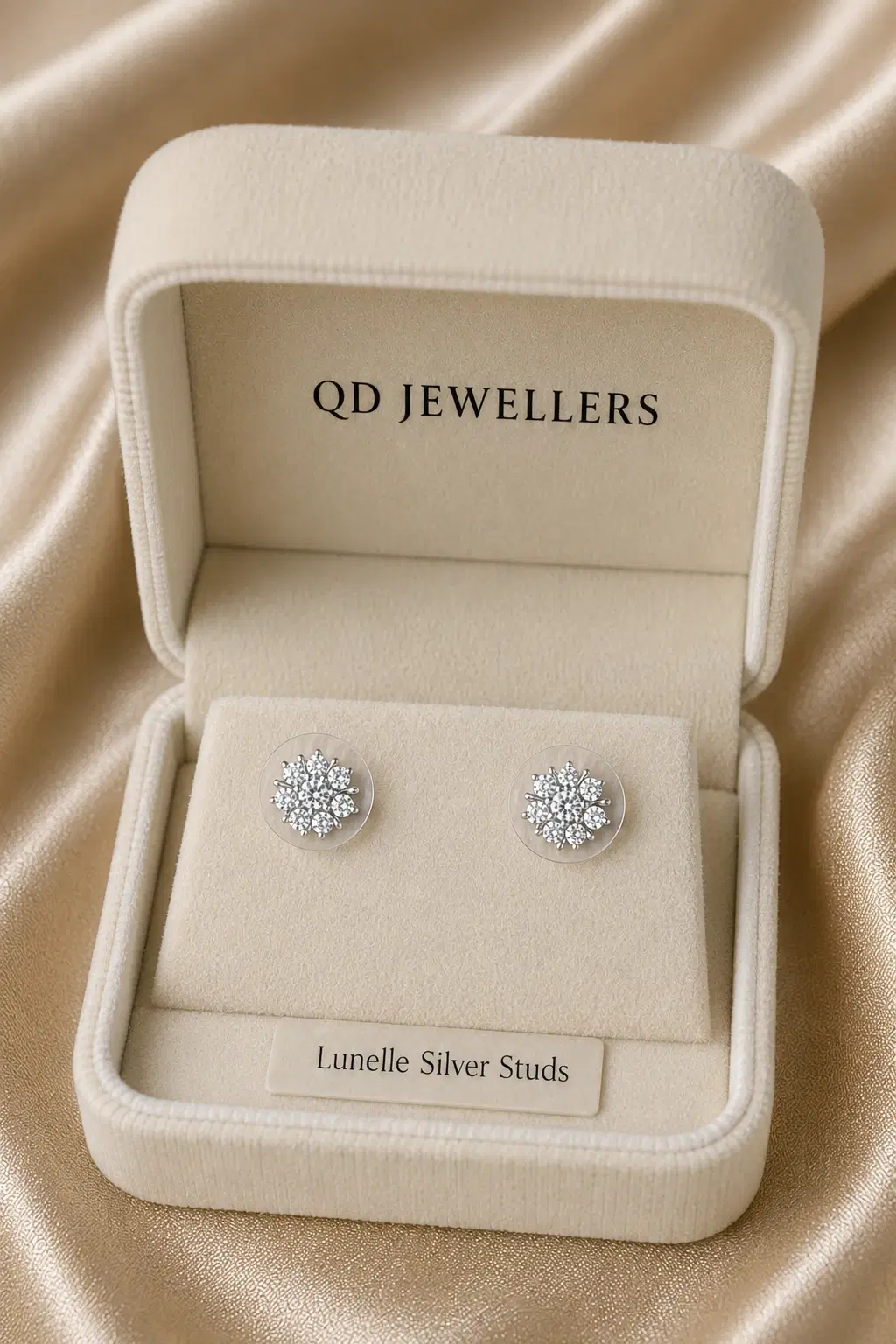 Lunelle Silver Studs