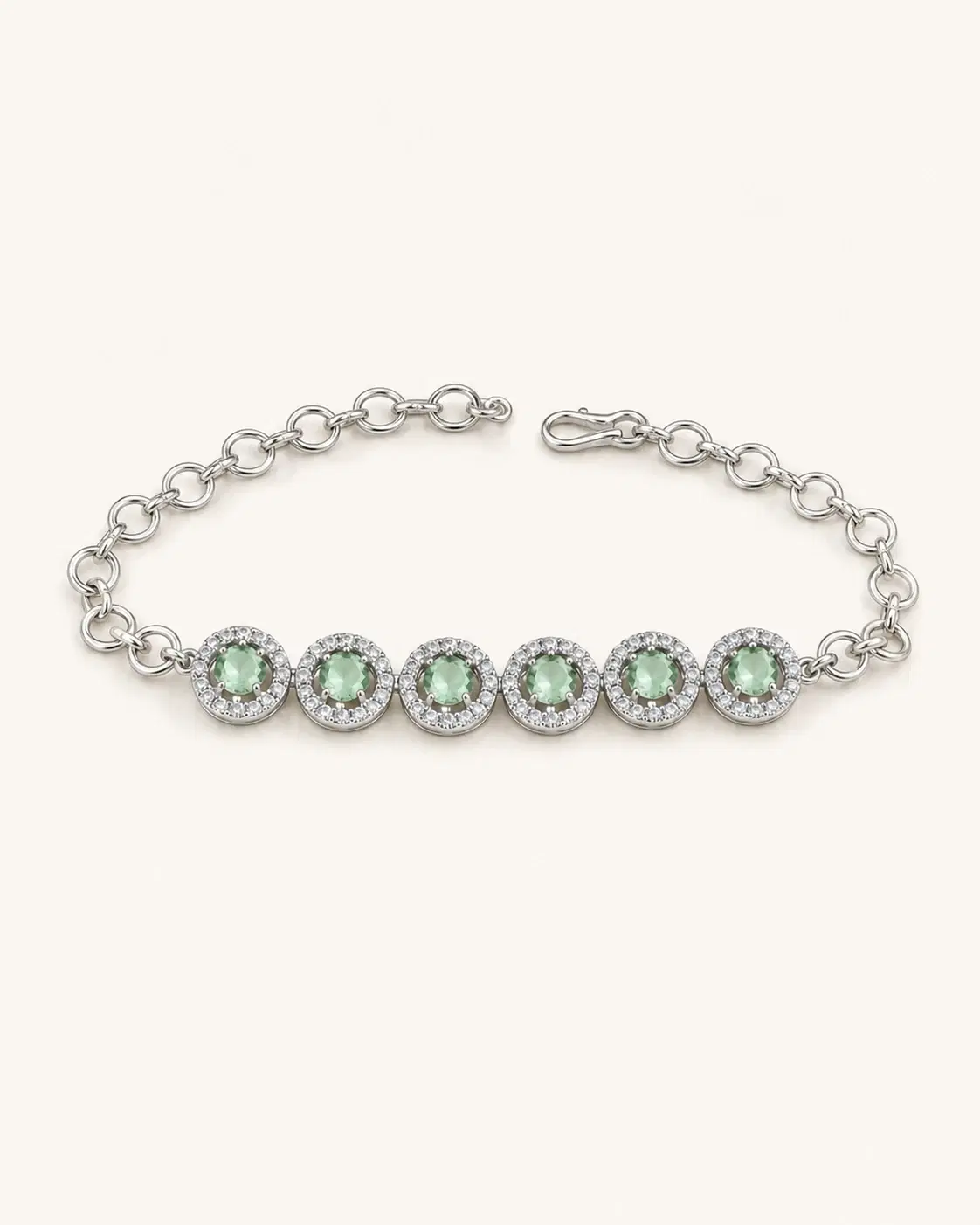 Mint Circle Bracelet