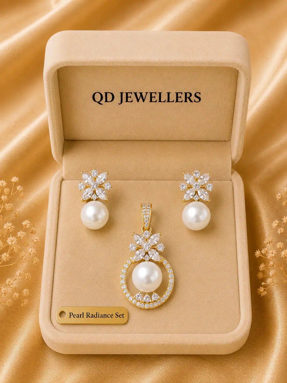 Pearl Radiance Pendant Set