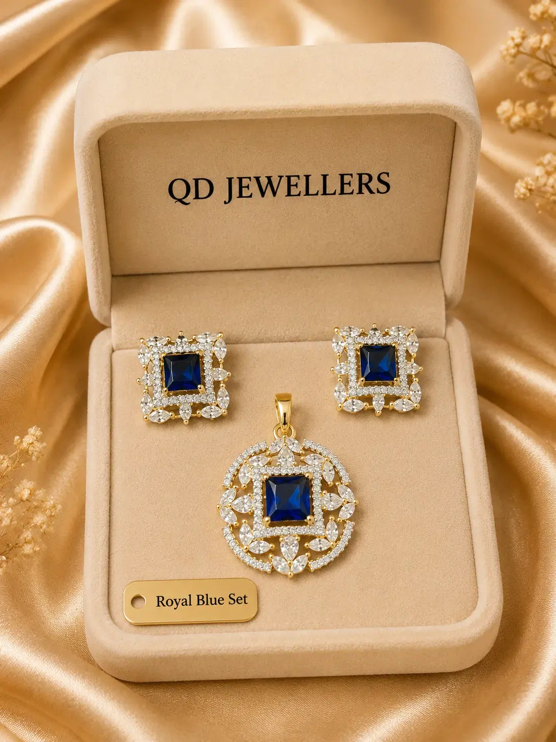 Royal Blue Pendant Set