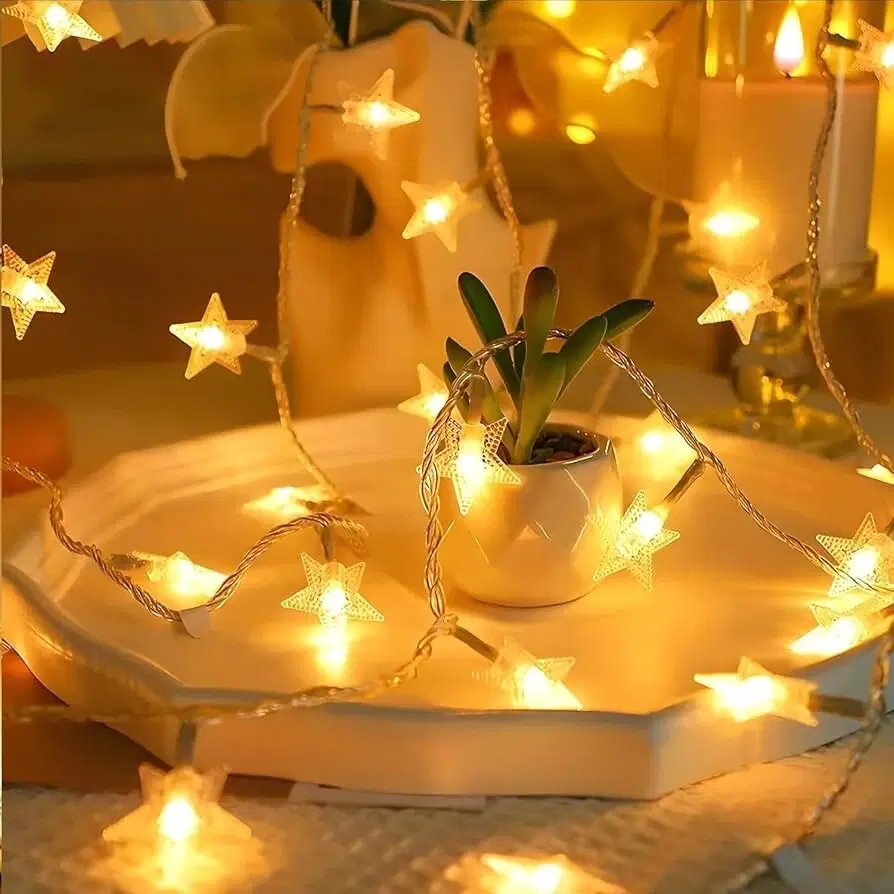 20 LED Star Fairy String Lights for Room Decoration and Home Decor