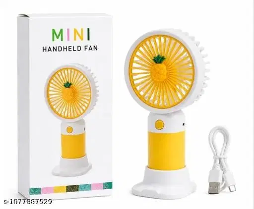 Portable Rechargeable Mini Fan Pack Of 2 with 3 Speed Modes