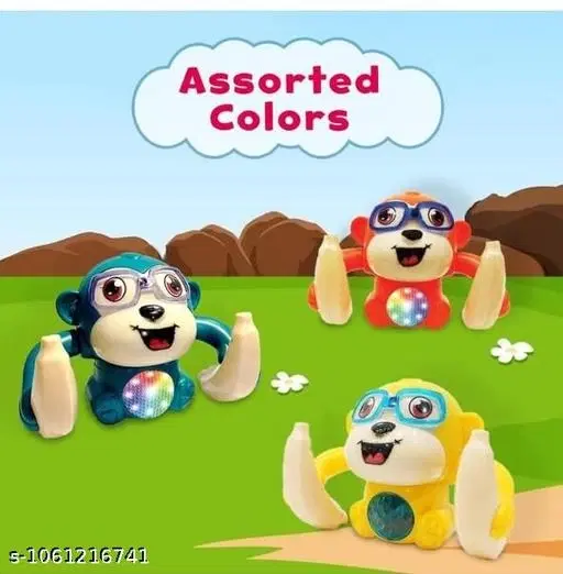 Musical Dancing Monkey Toy with Light & Sound