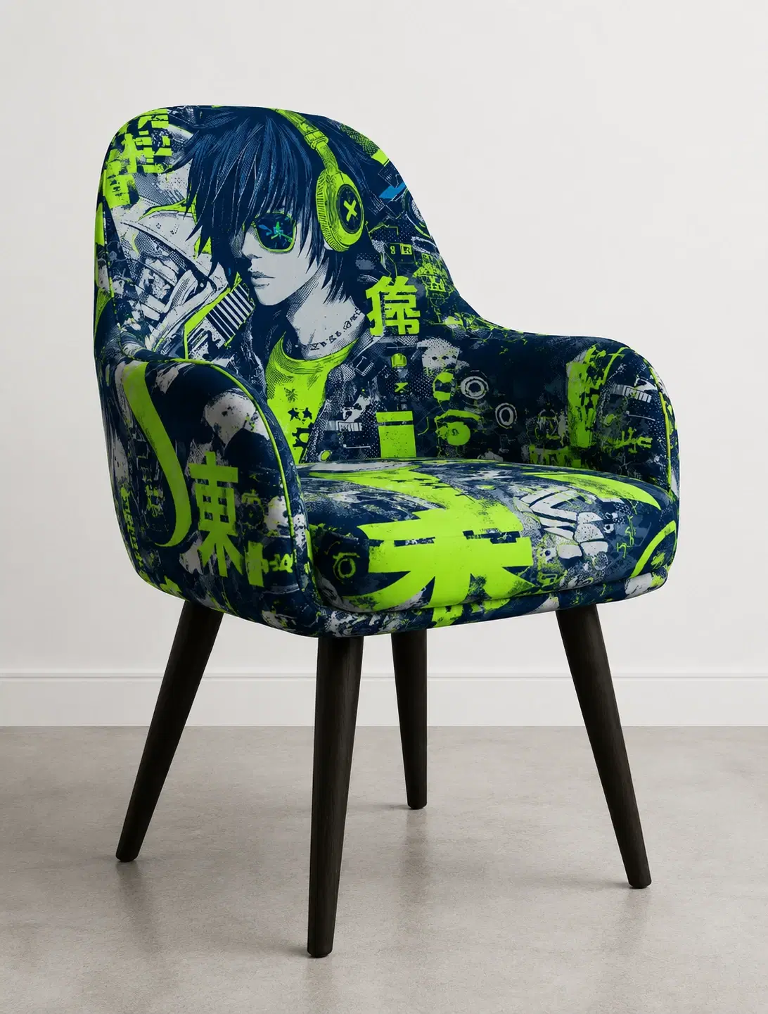Cyber Punk metal legs chair